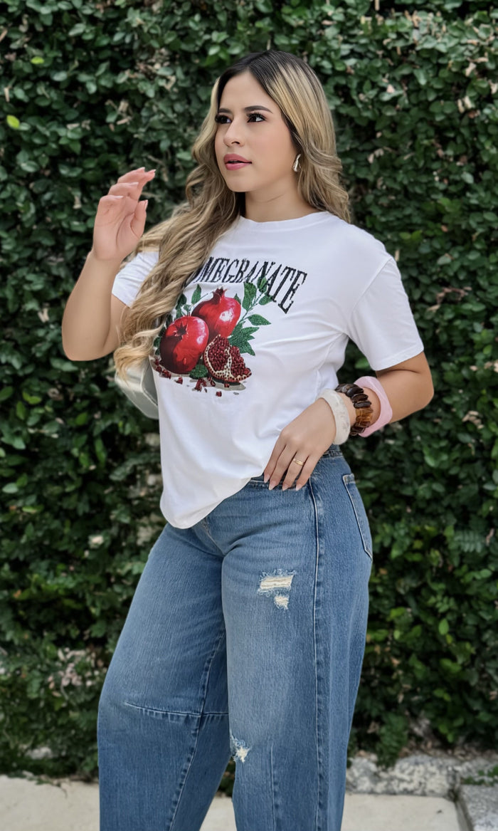 Camiseta Estampado Granadas