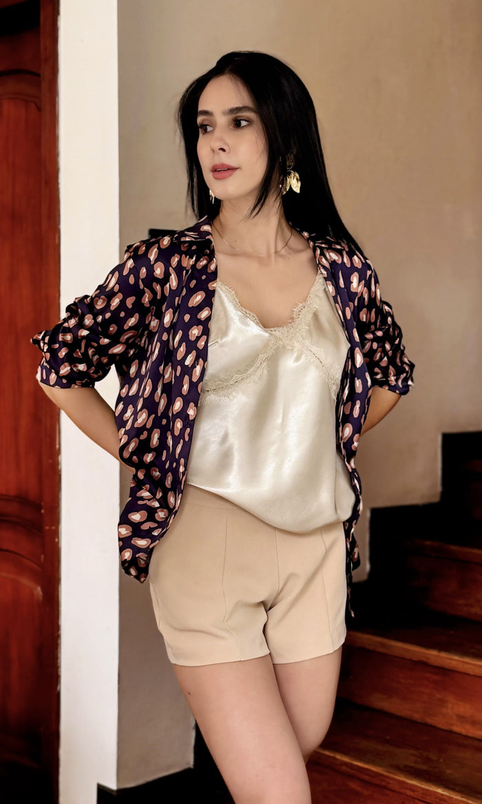 Camisa Estampado Puntos