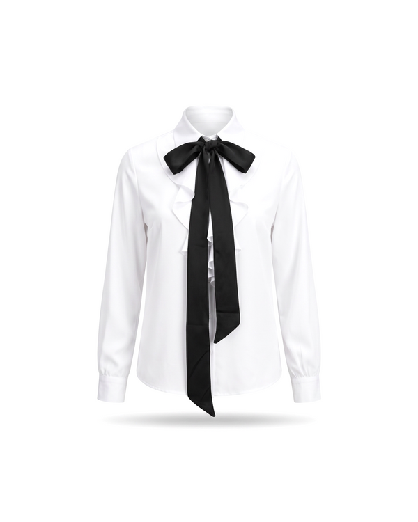 Camisa Formal con Lazo