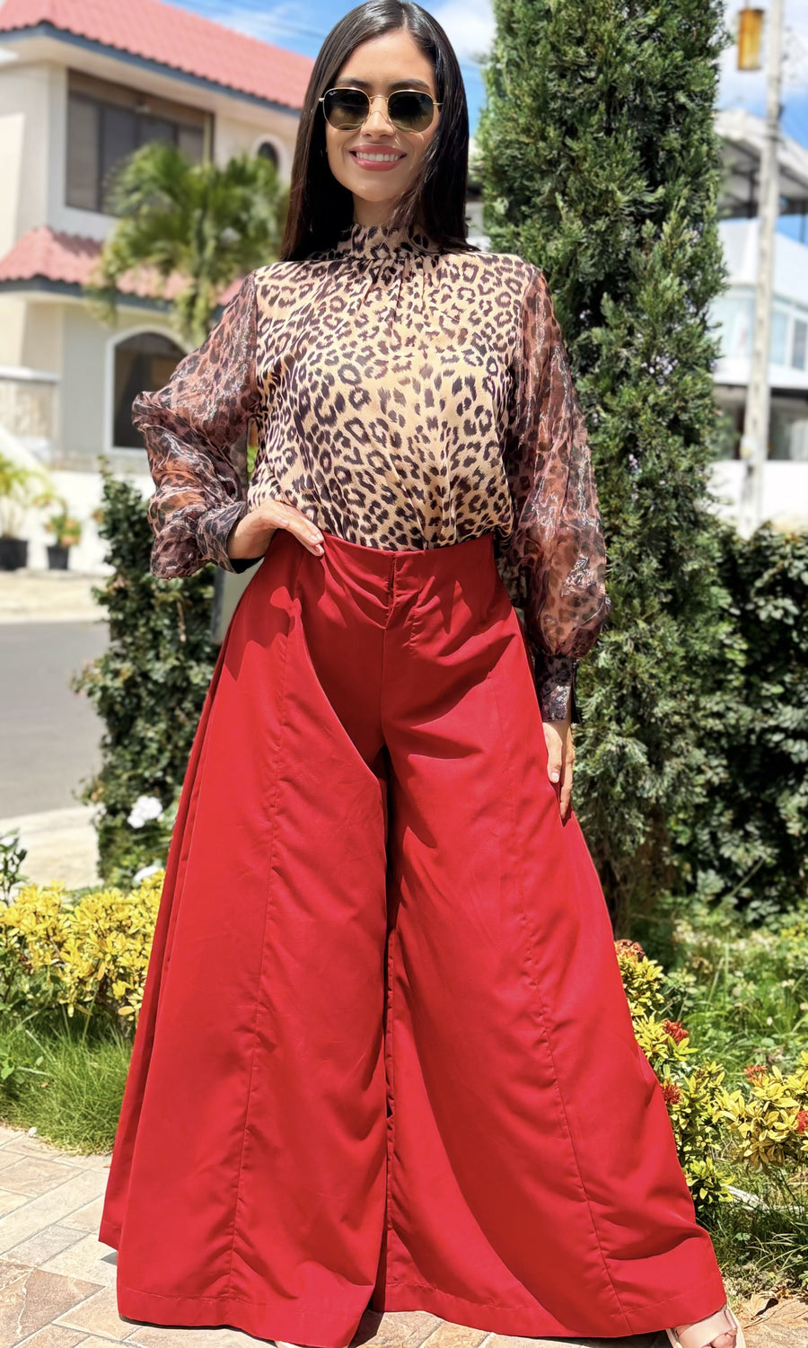 Pantalón Falda Rojo