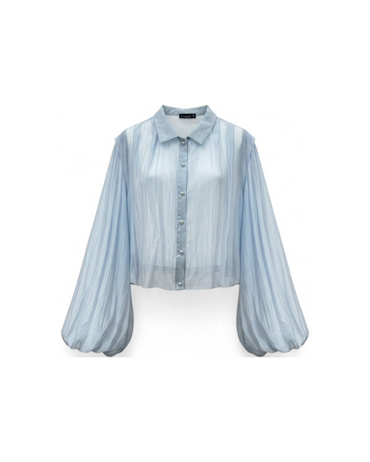 Blusa Celeste Vaporosa