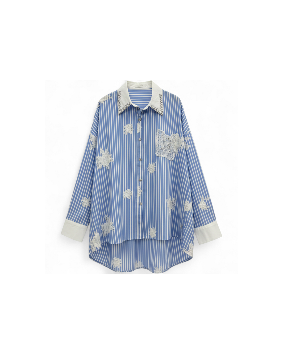Camisa Rayas con Cristales