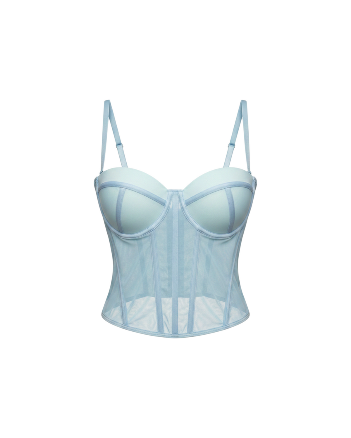 Corset Bustier de Malla :: Celeste