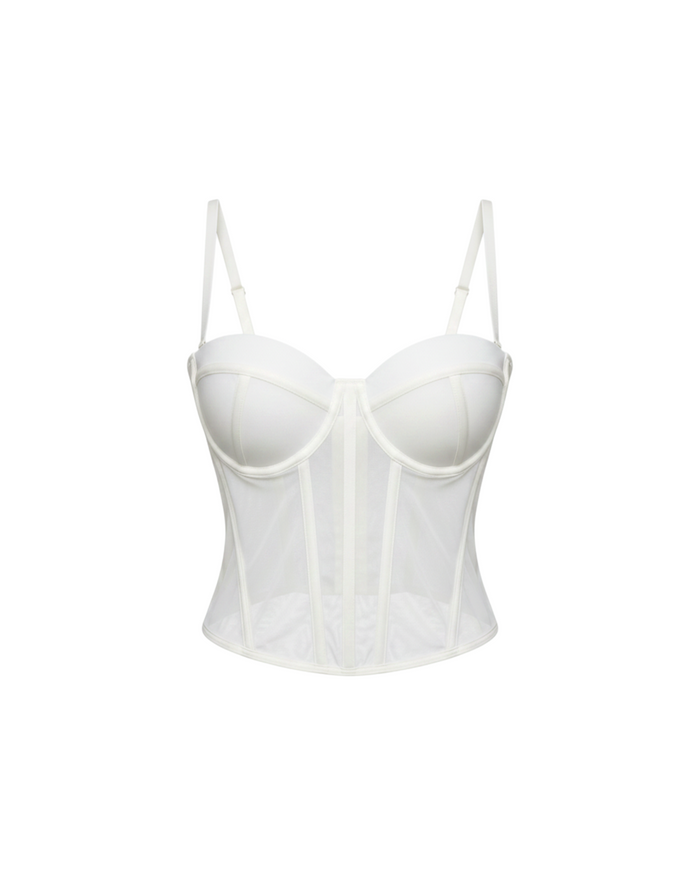 Corset Bustier Blanco