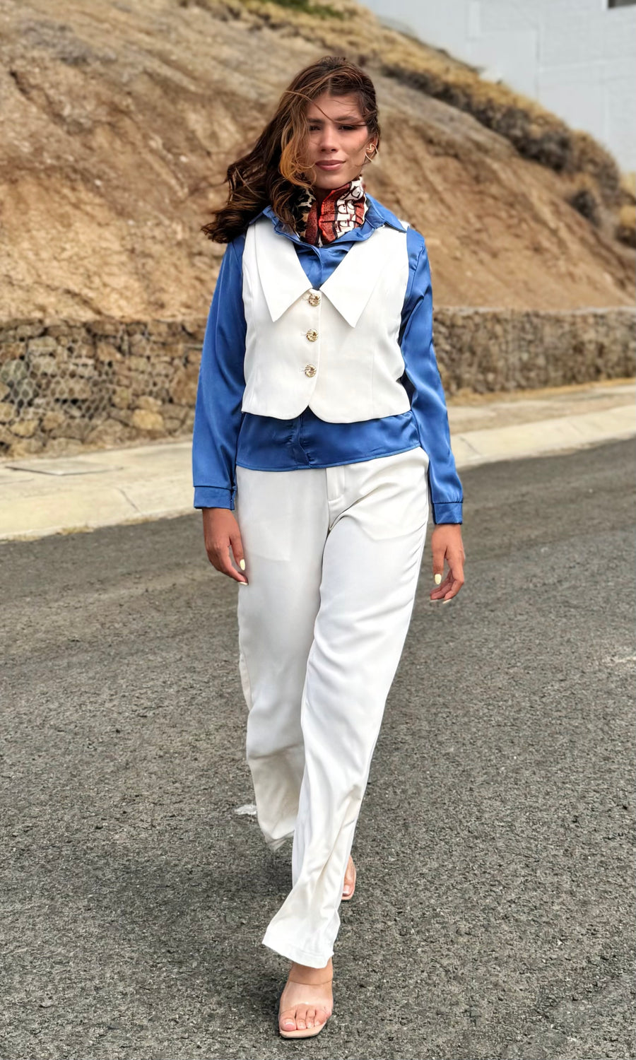 Conjunto Chaleco Sastre :: Blanco