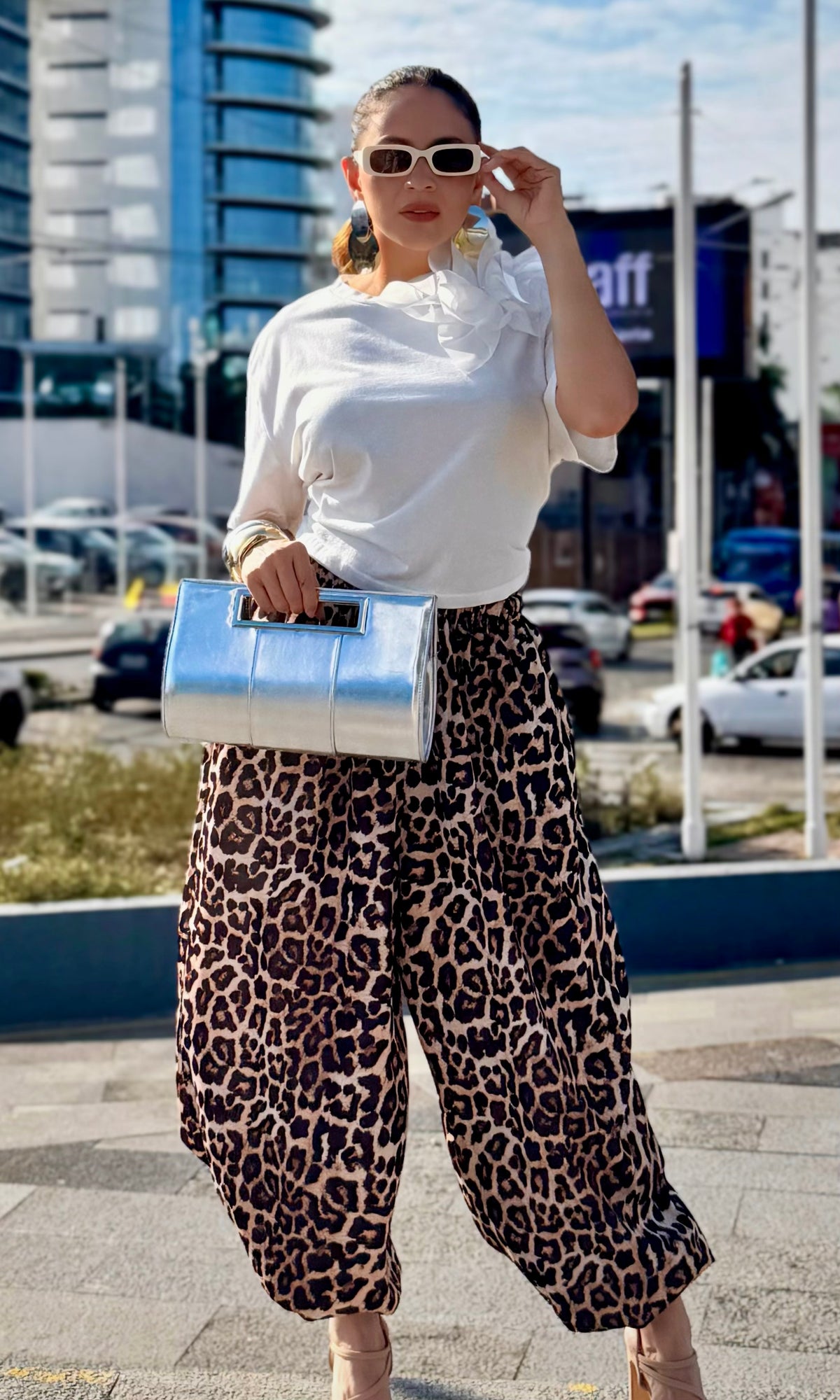 Pantalón Harem Animal Print