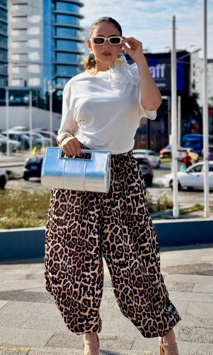 Pantalón Harem Animal Print