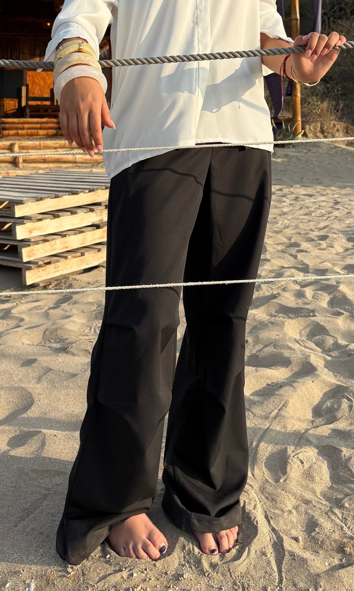 Pantalón Palazzo Pierna Ancha