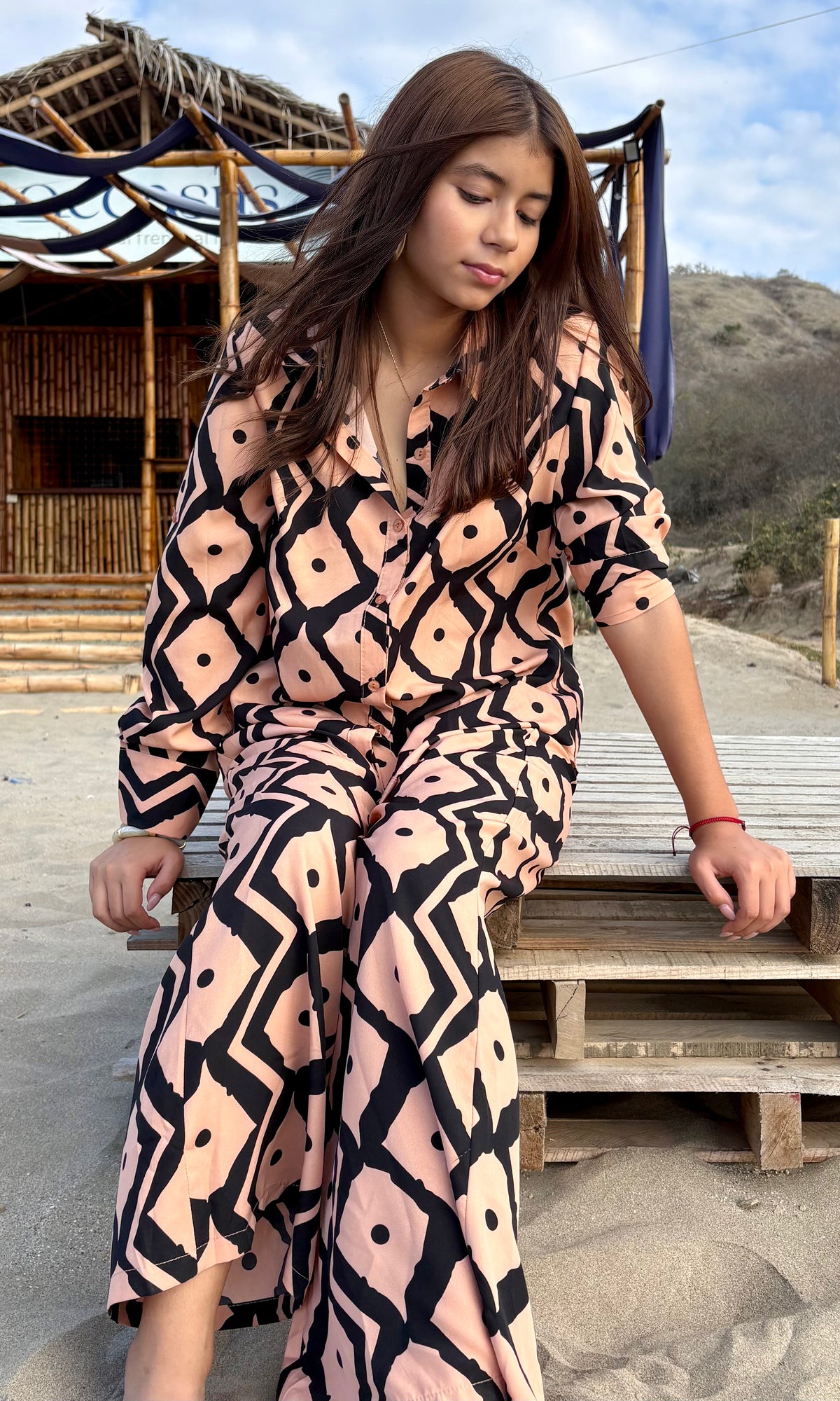 Conjunto Estampado Rombos