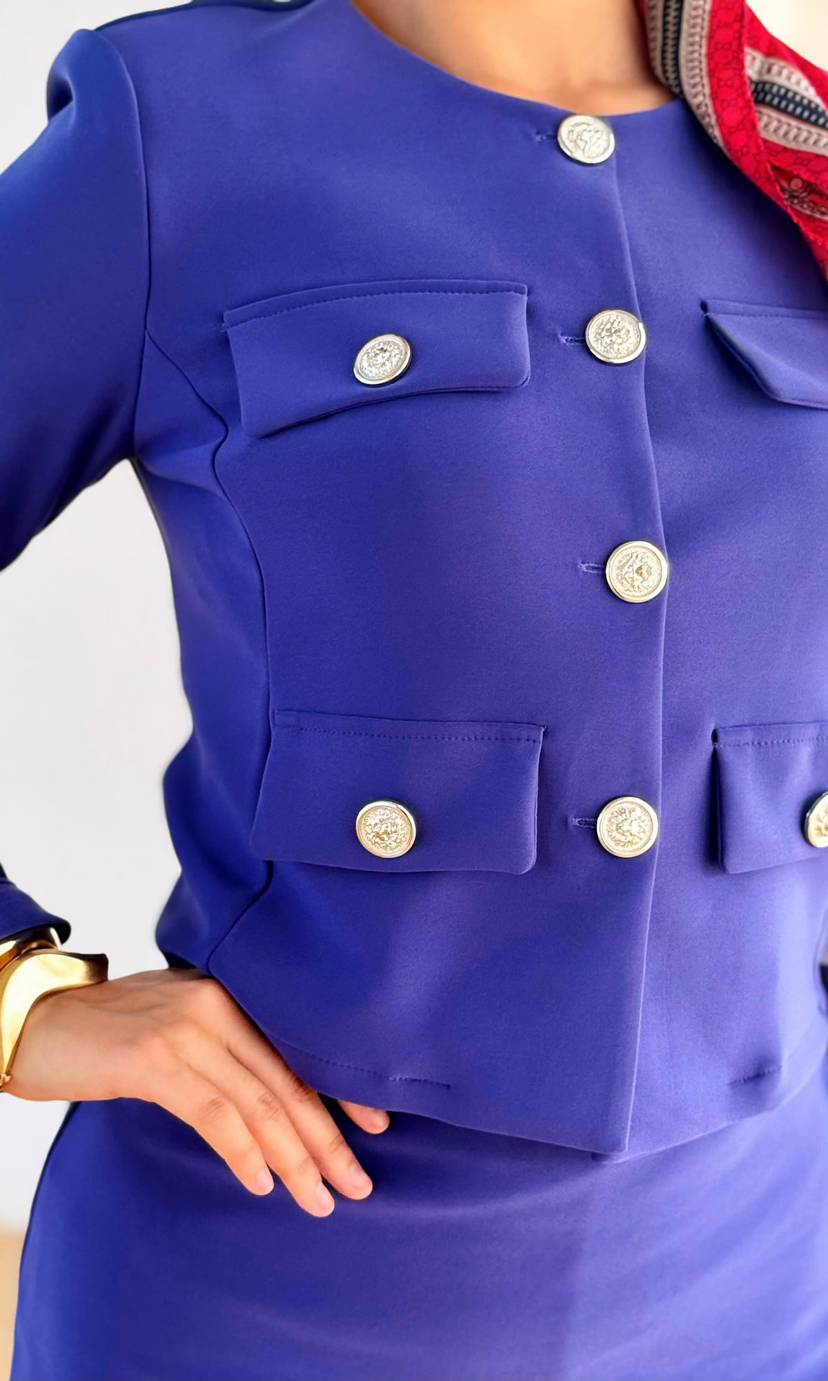 Conjunto Chaqueta Morada