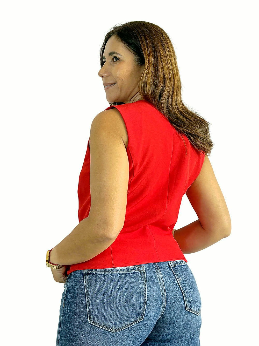 Chaleco Sastre Rojo Rojo
