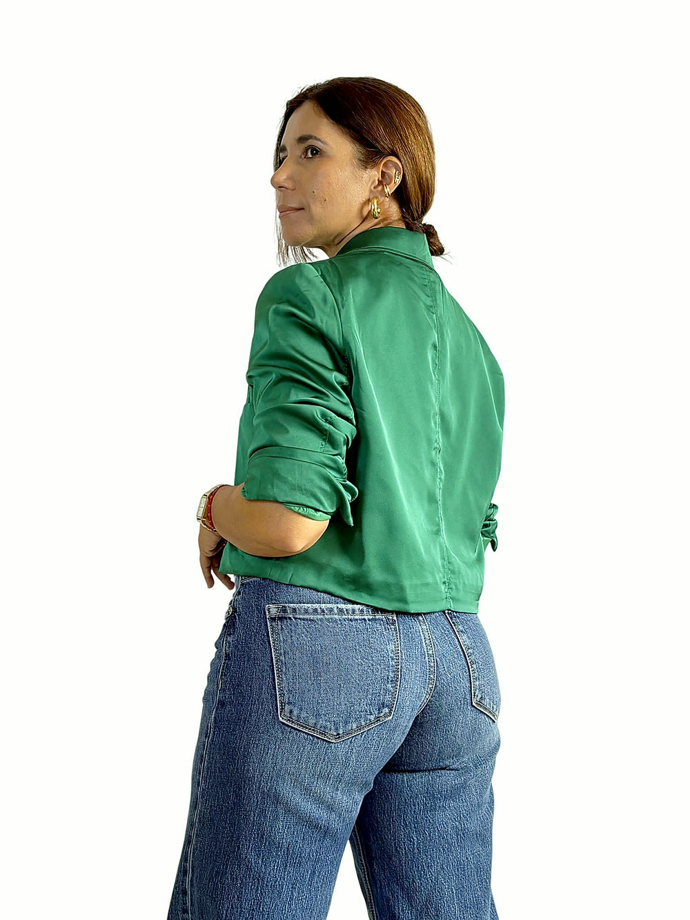 Chaqueta Verde Corta Verde