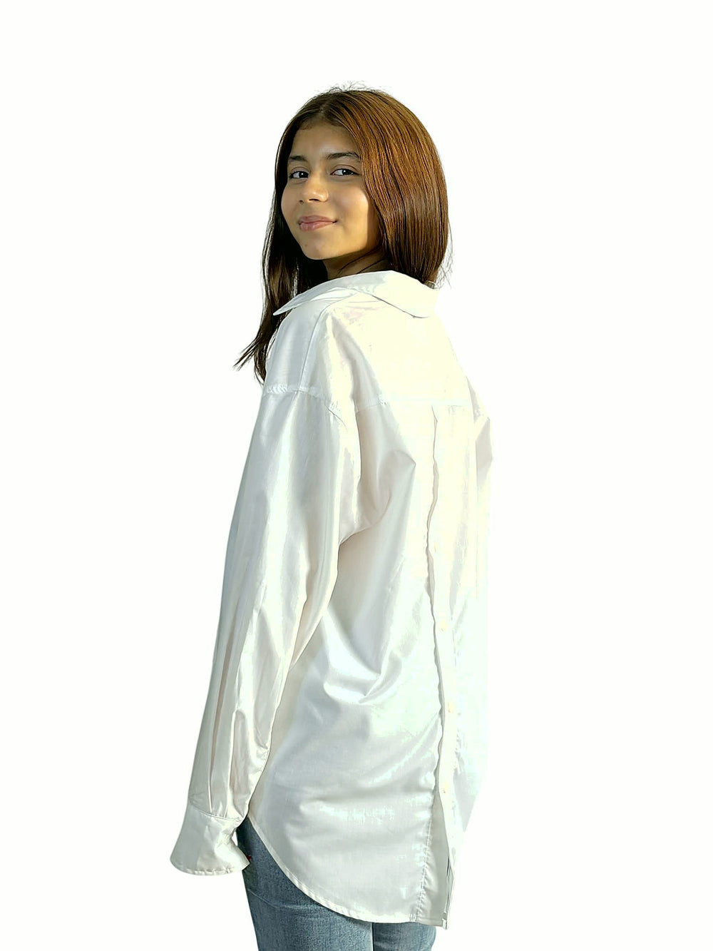 Camisa Blanca Oversize Blanco