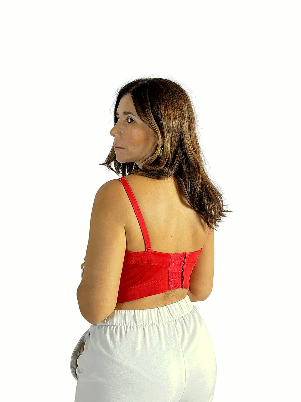 Corsé Rojo Rombos Rojo
