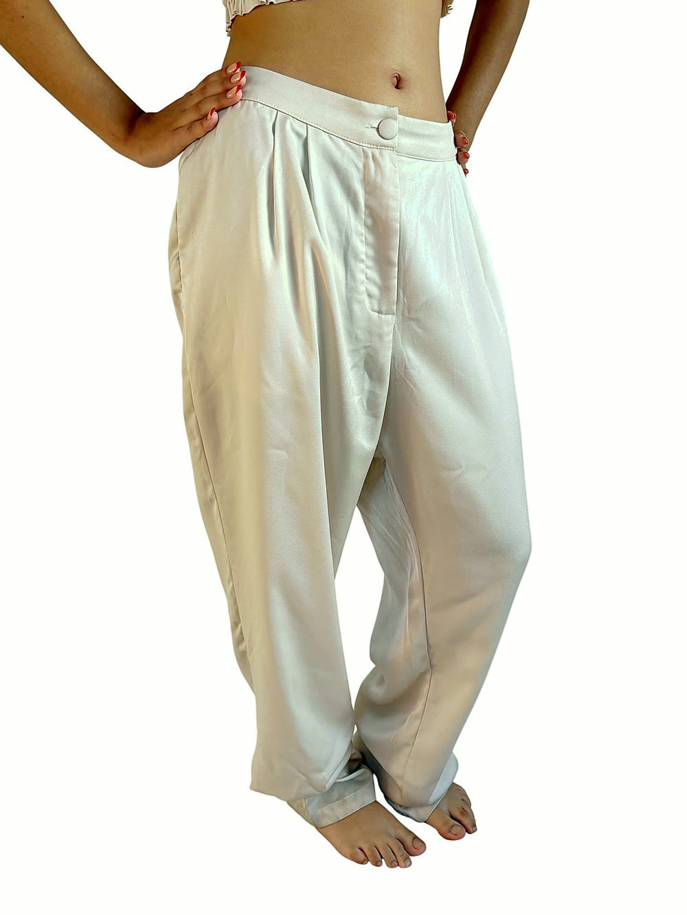 Pantalón Beige Globo Beige