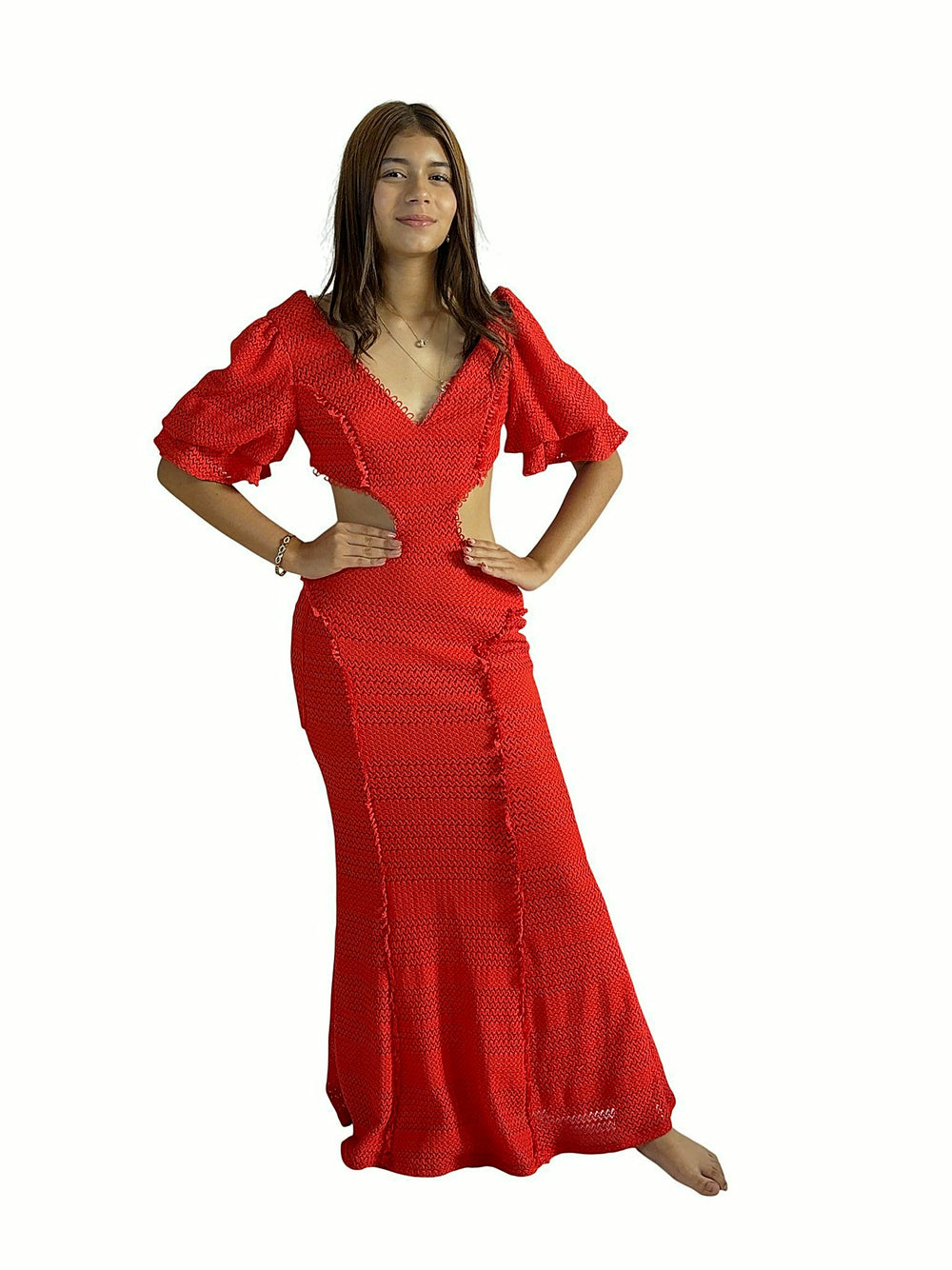 Vestido Rojo Sirena Rojo