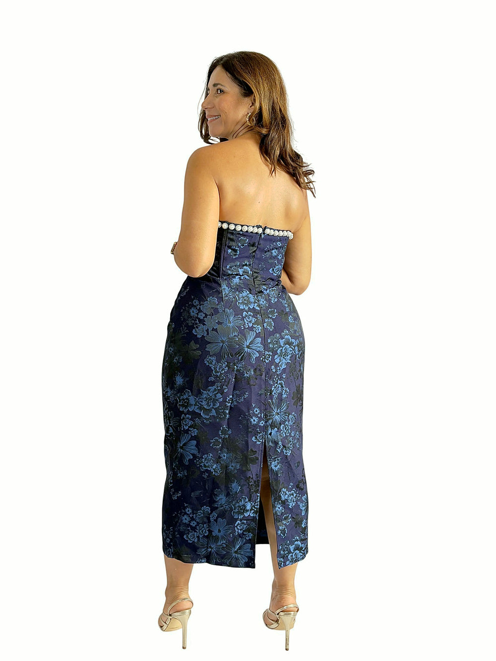Vestido Tubo Floral Estampado