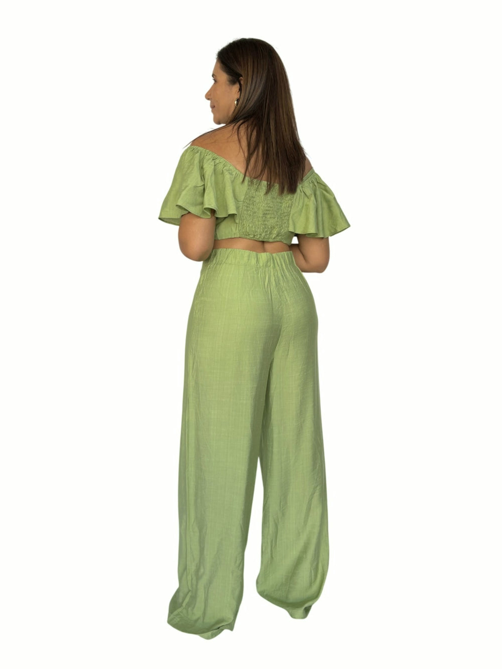 Conjunto Verde Volante Verde