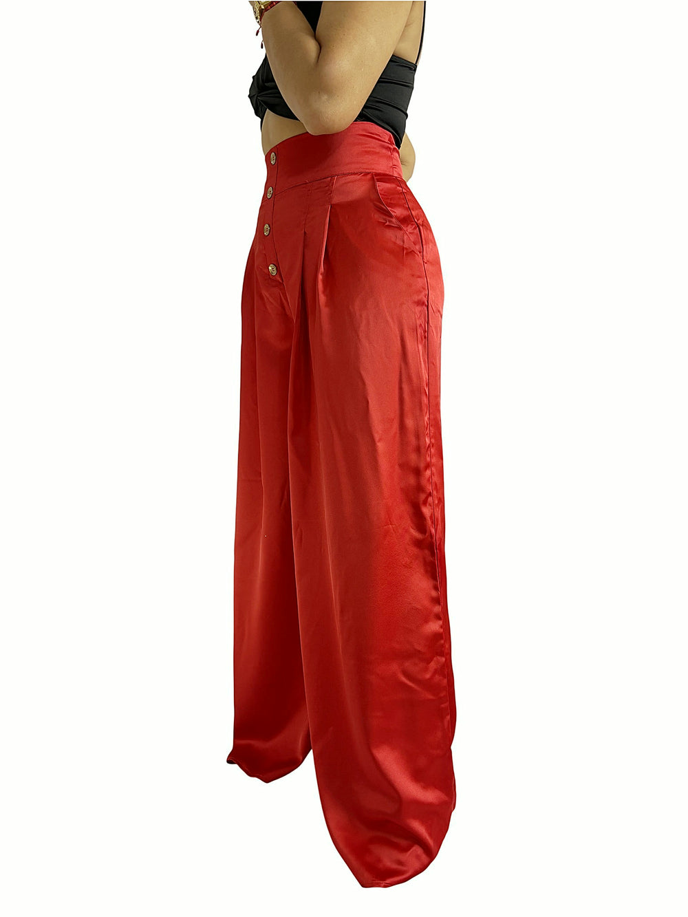 Pantalón Rojo Palazzo Rojo