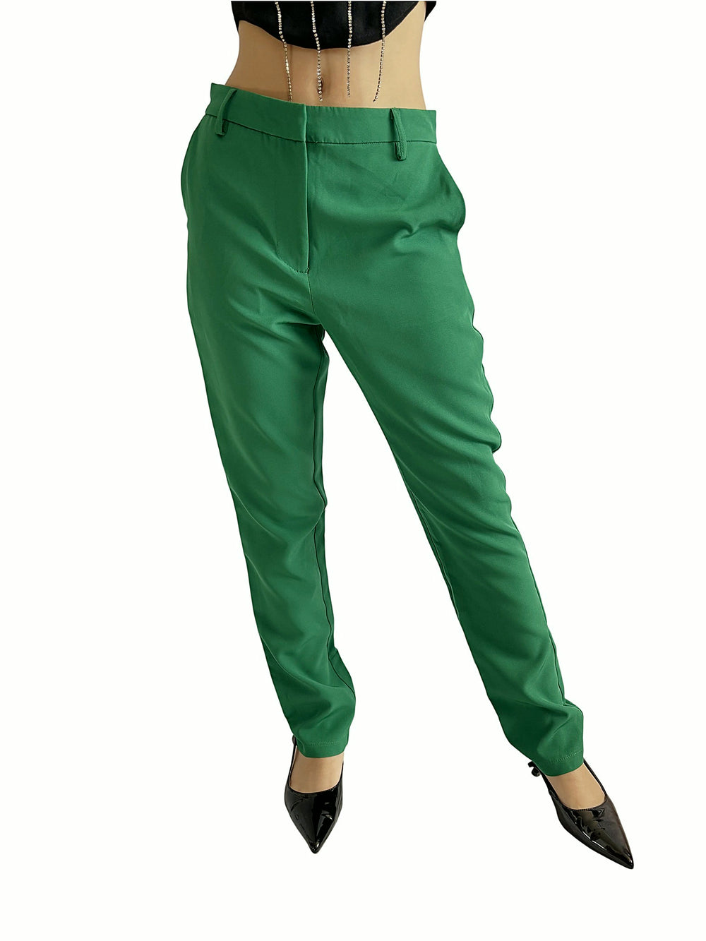 Pantalón Verde Tobillero Verde