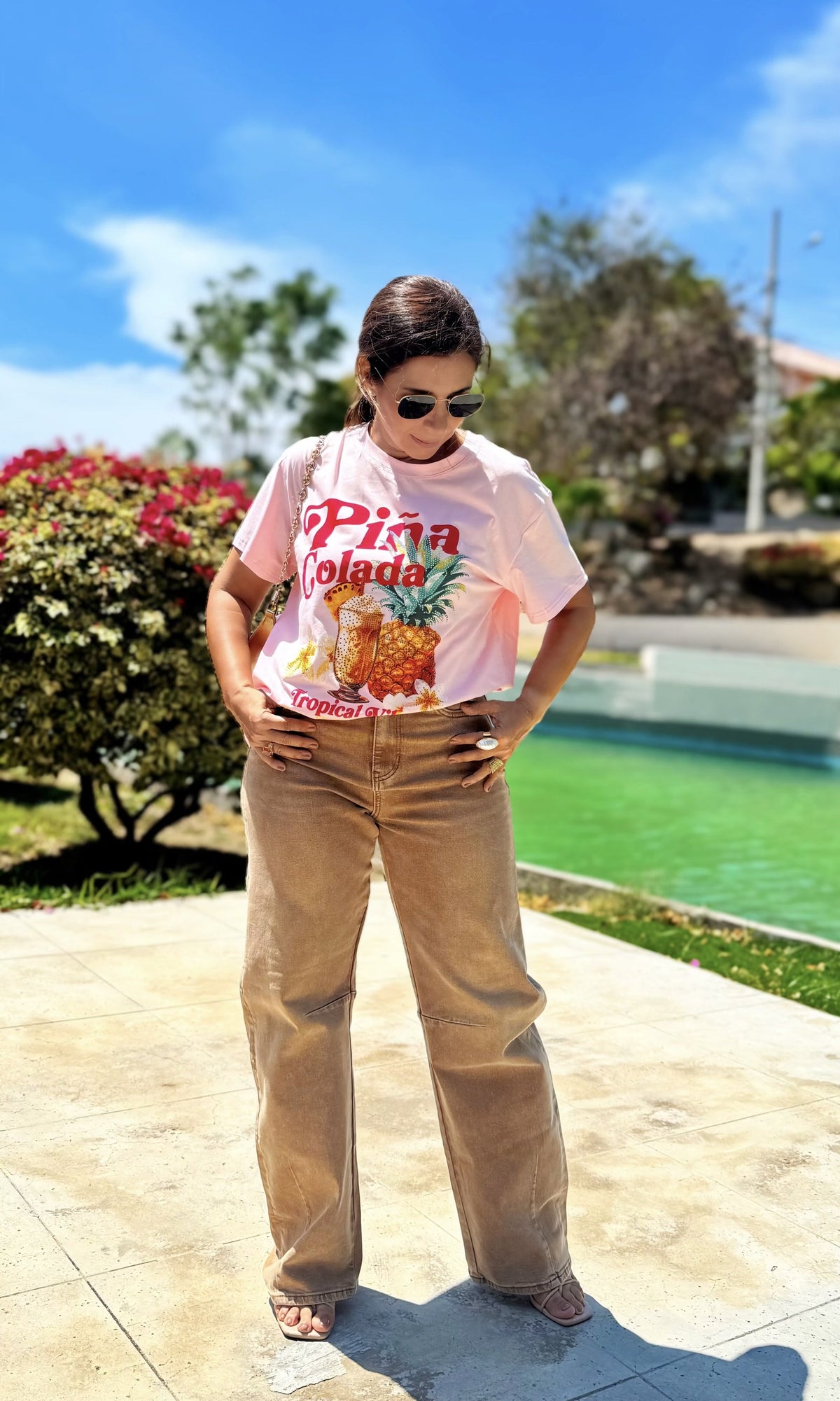 Camiseta Piña Colada Rosa