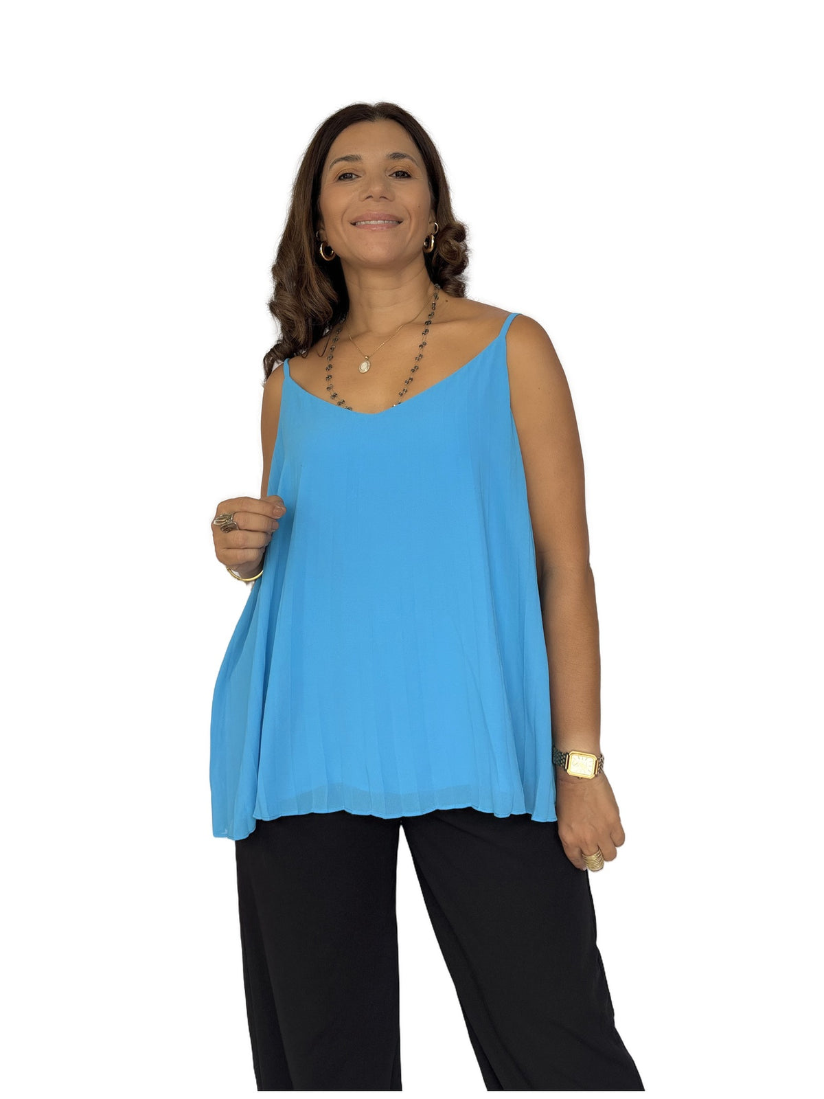 Blusa Celeste Tirantes Celeste