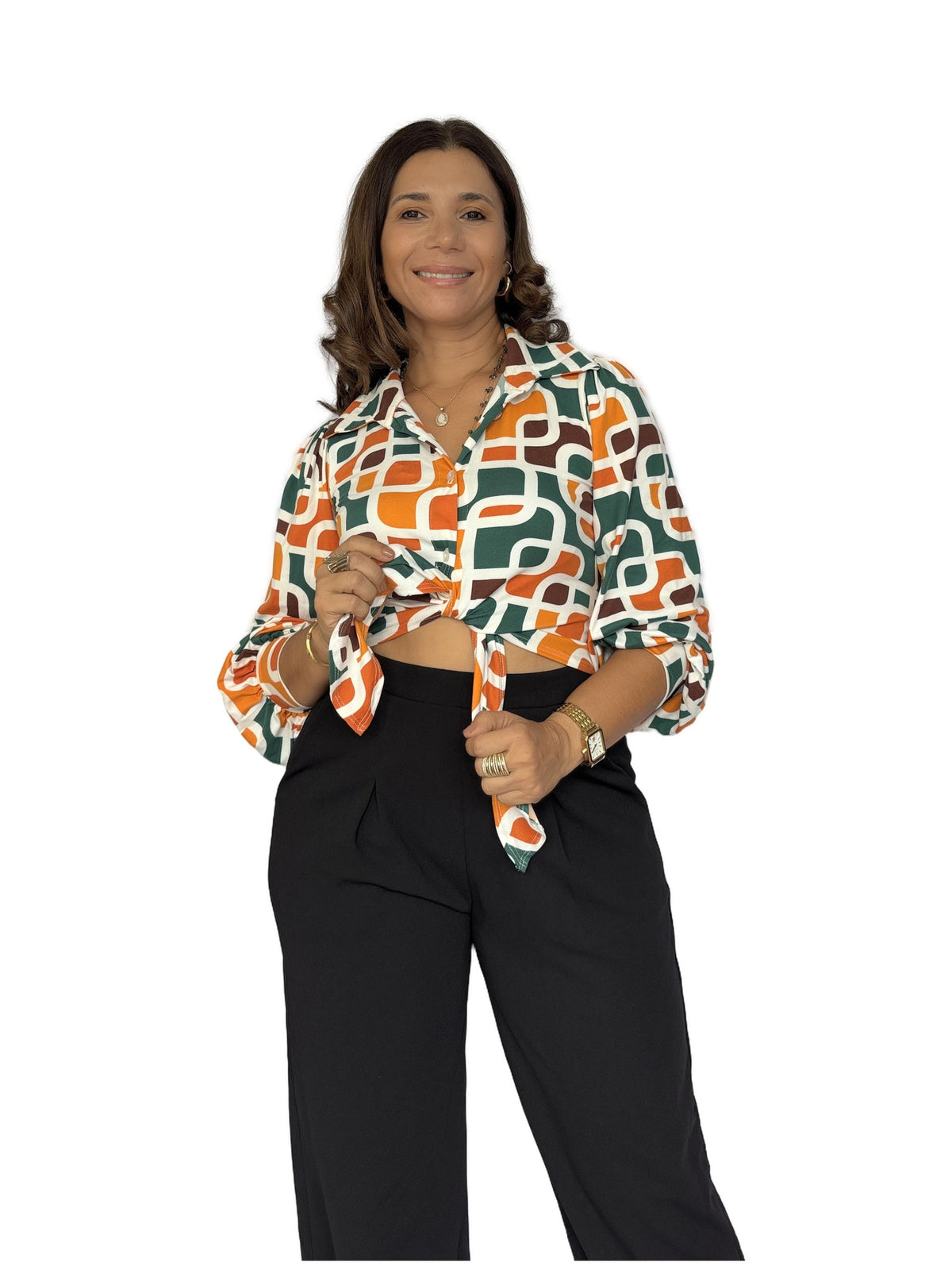 Camisa Estampada Colores Estampado