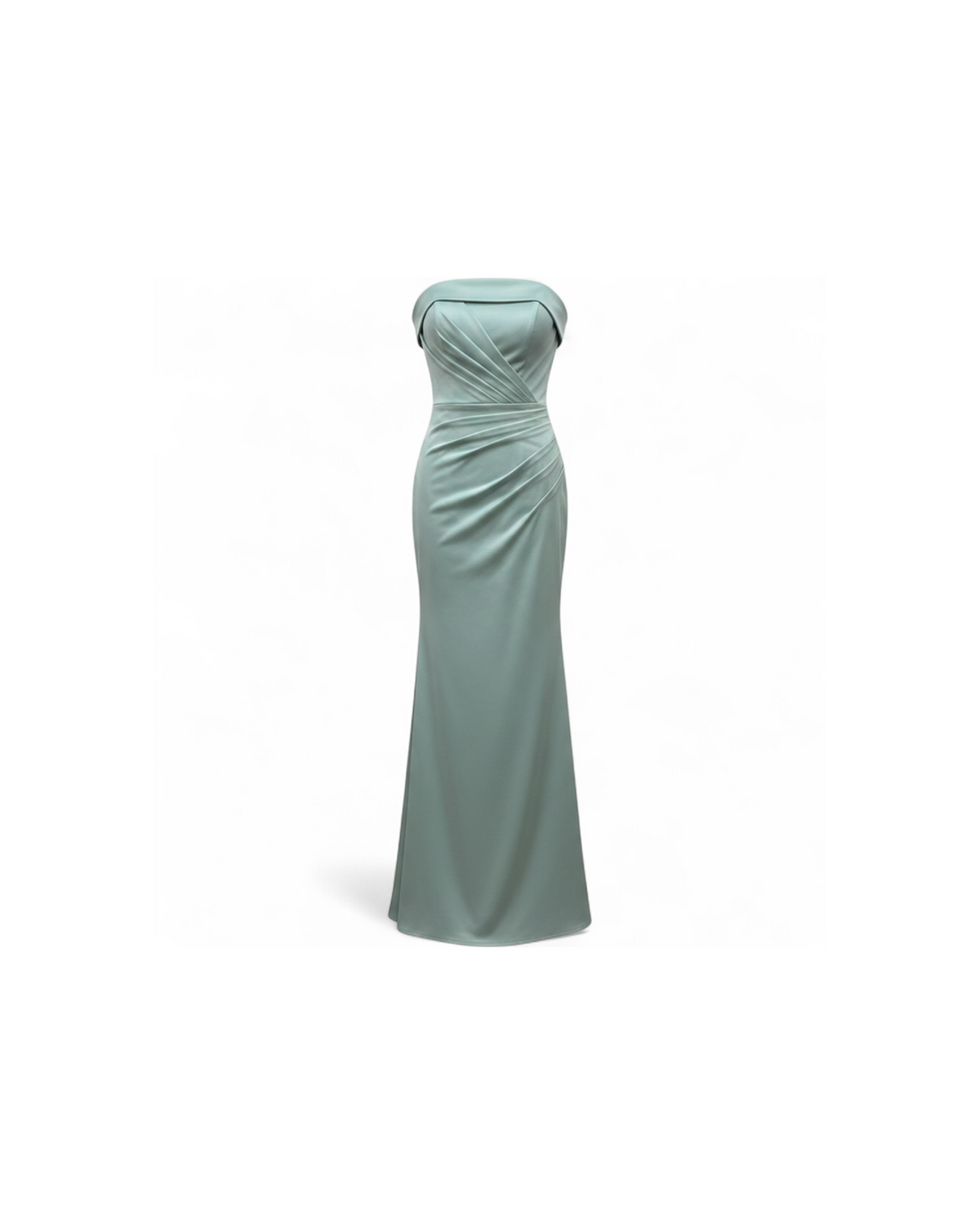 Vestido Sirena Verde Salvia