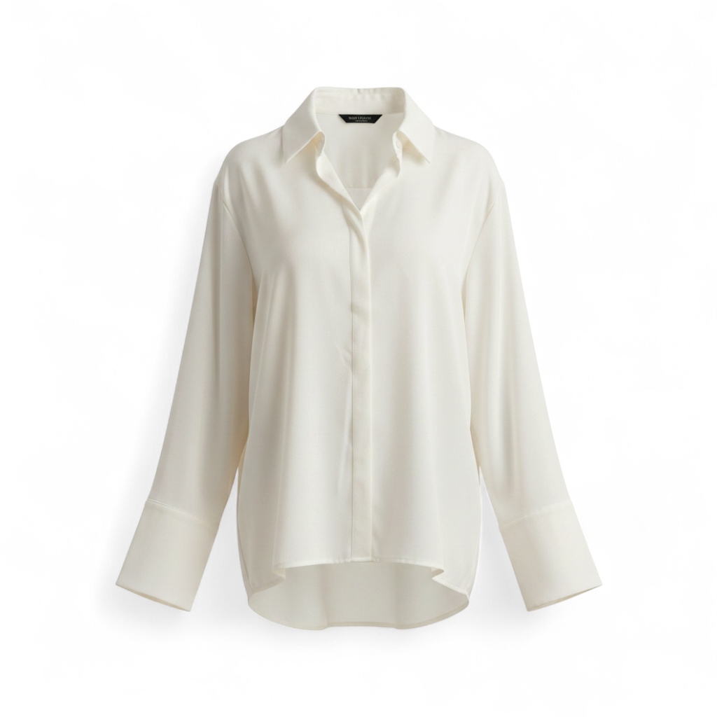 Blusa Camisera Oversize Puño Ancho