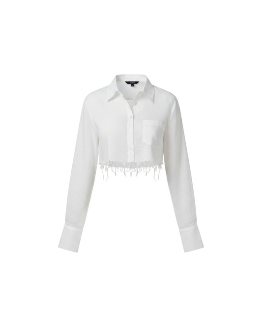Camisa Corta Deshilachada