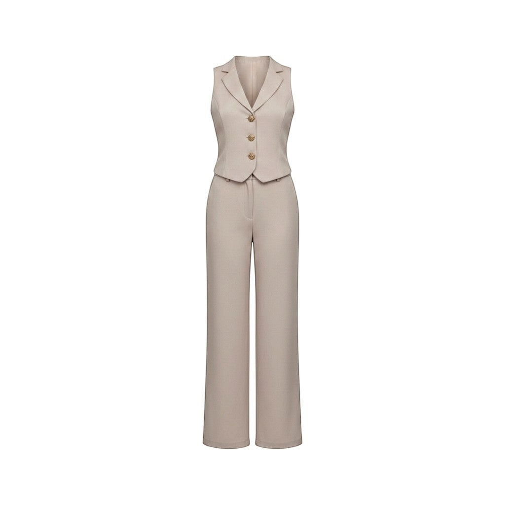 Conjunto Chaleco Sastre :: Beige