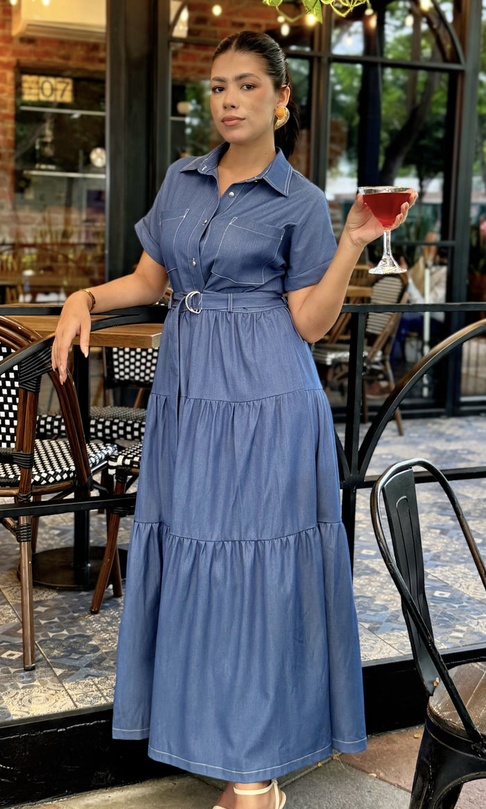 Vestido Denim Camisero 