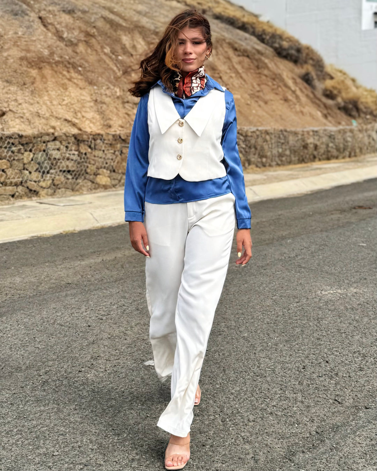 Conjunto Chaleco Sastre :: Blanco