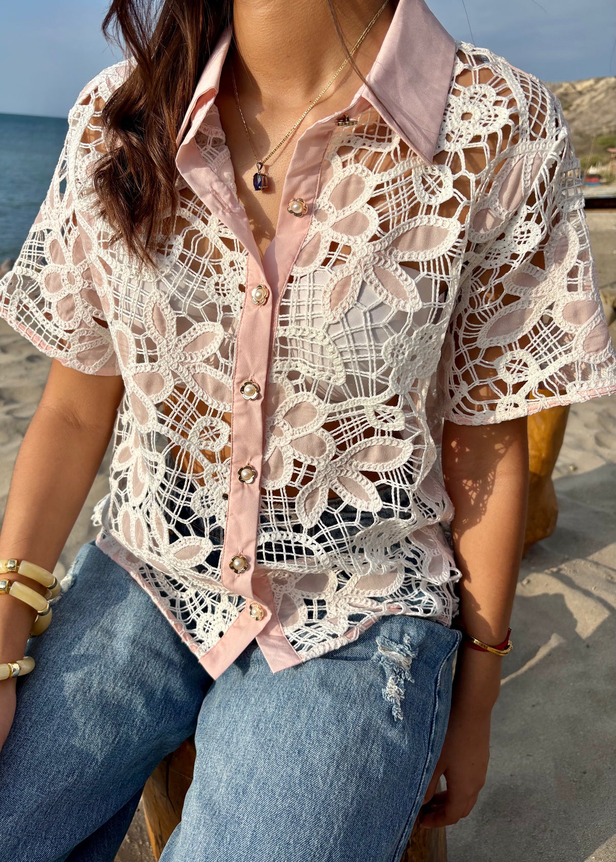 Blusa Calada Manga Corta