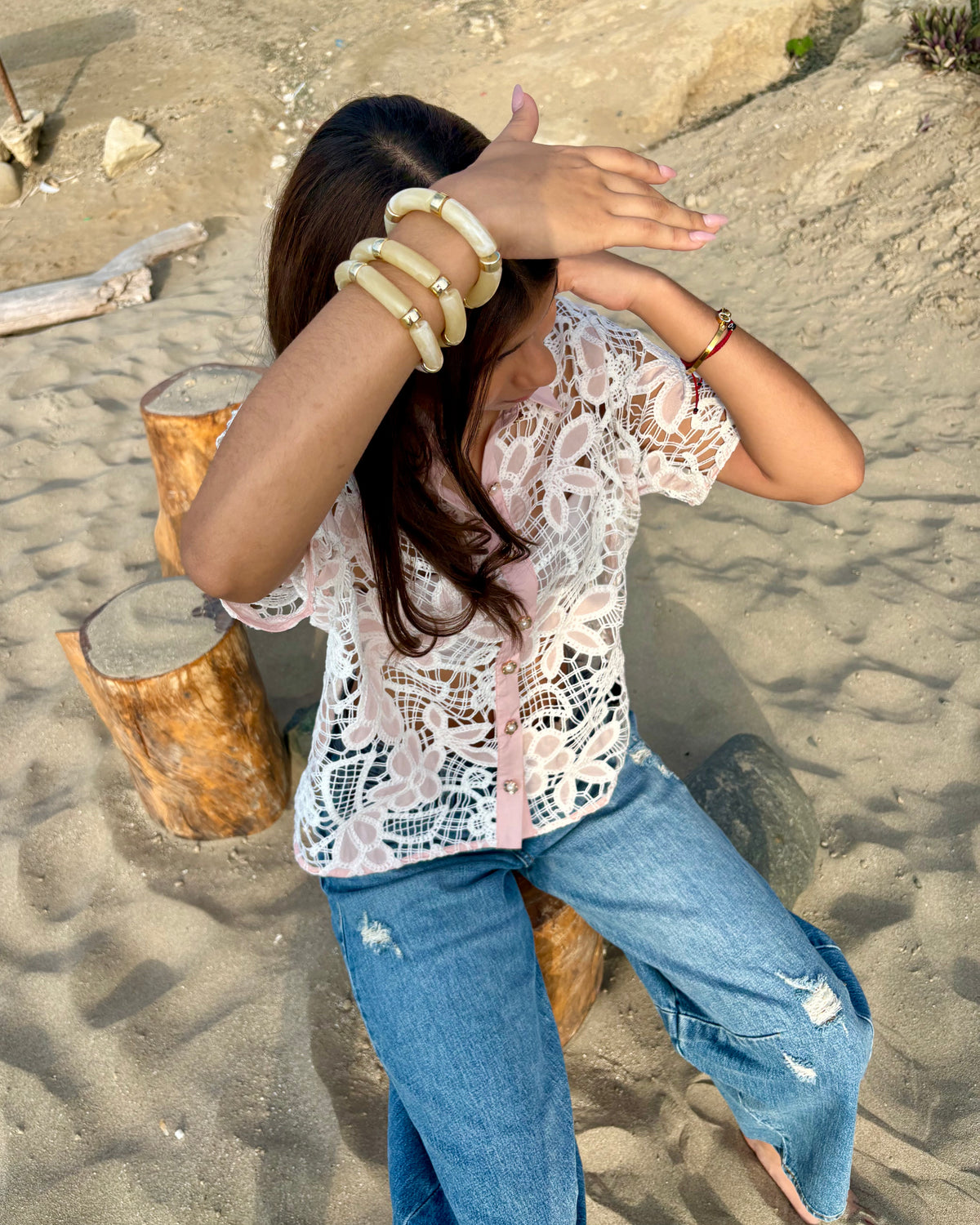 Blusa Calada Manga Corta
