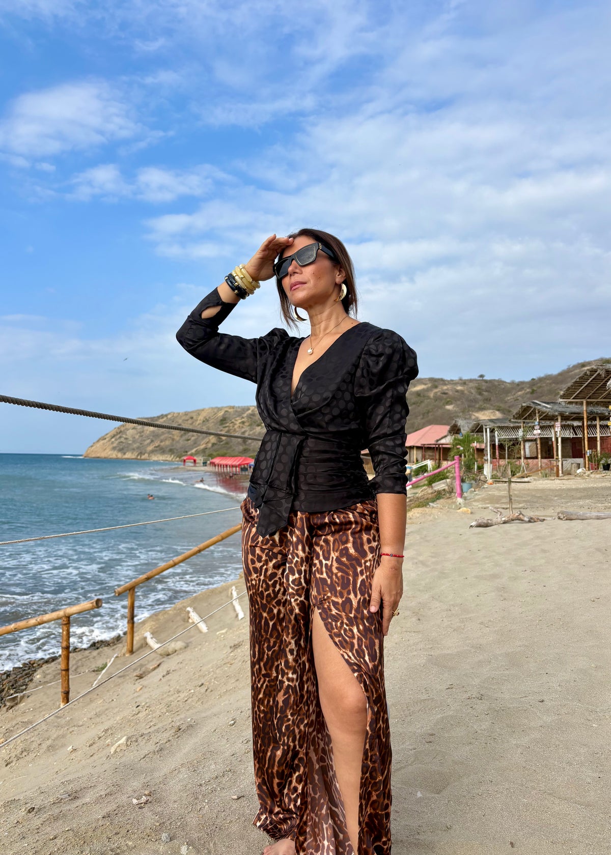 Pantalón Leopardo Envolvente